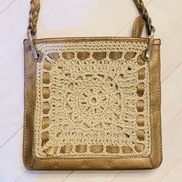 Brighton Crochet Small Crossbody Bag - Picture 1 of 9